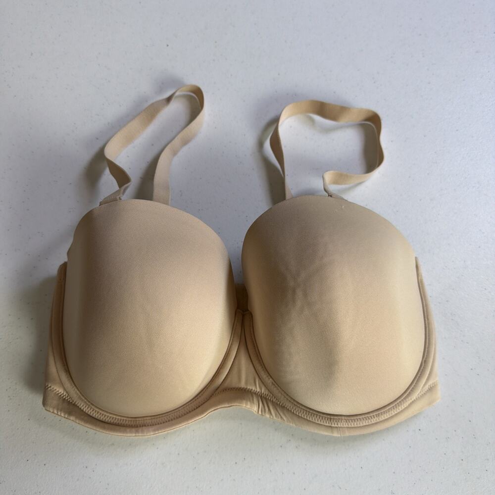 WACOAL Red Carpet Strapless Bra NUDE 34G party formal with straps convertable